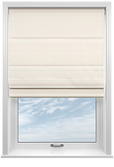 Windsor, Ivory - Twist&Fit Roman Blind
